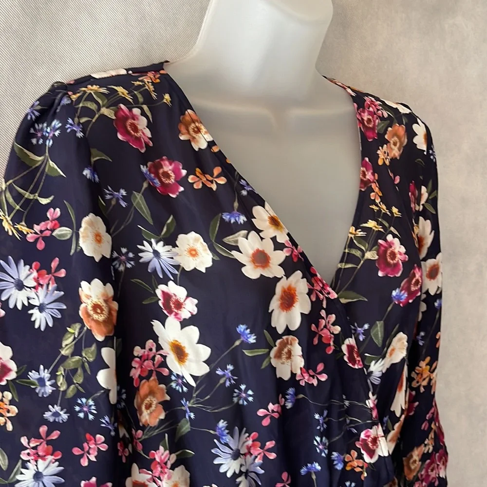 Parker Silk  Floral Dress Size XXS - Picture 2 of 6